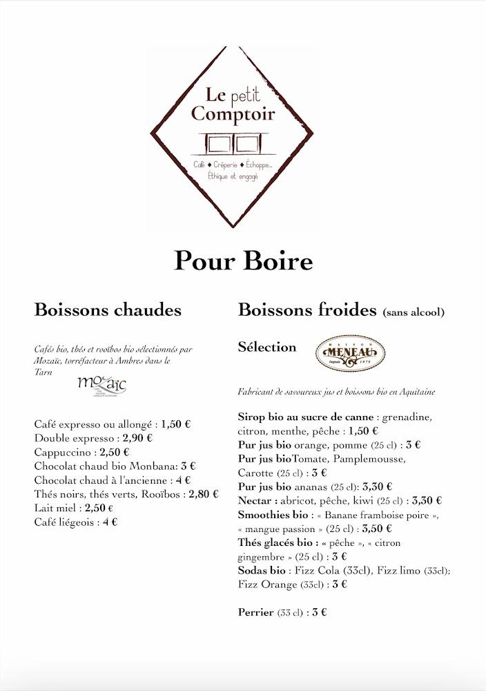 Le Petit Comptoir - Menu Image 2
